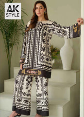 ACTOR HANIA AMIR DIGITAL PRINTED SUIT