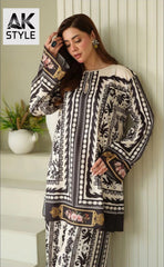 ACTOR HANIA AMIR DIGITAL PRINTED SUIT