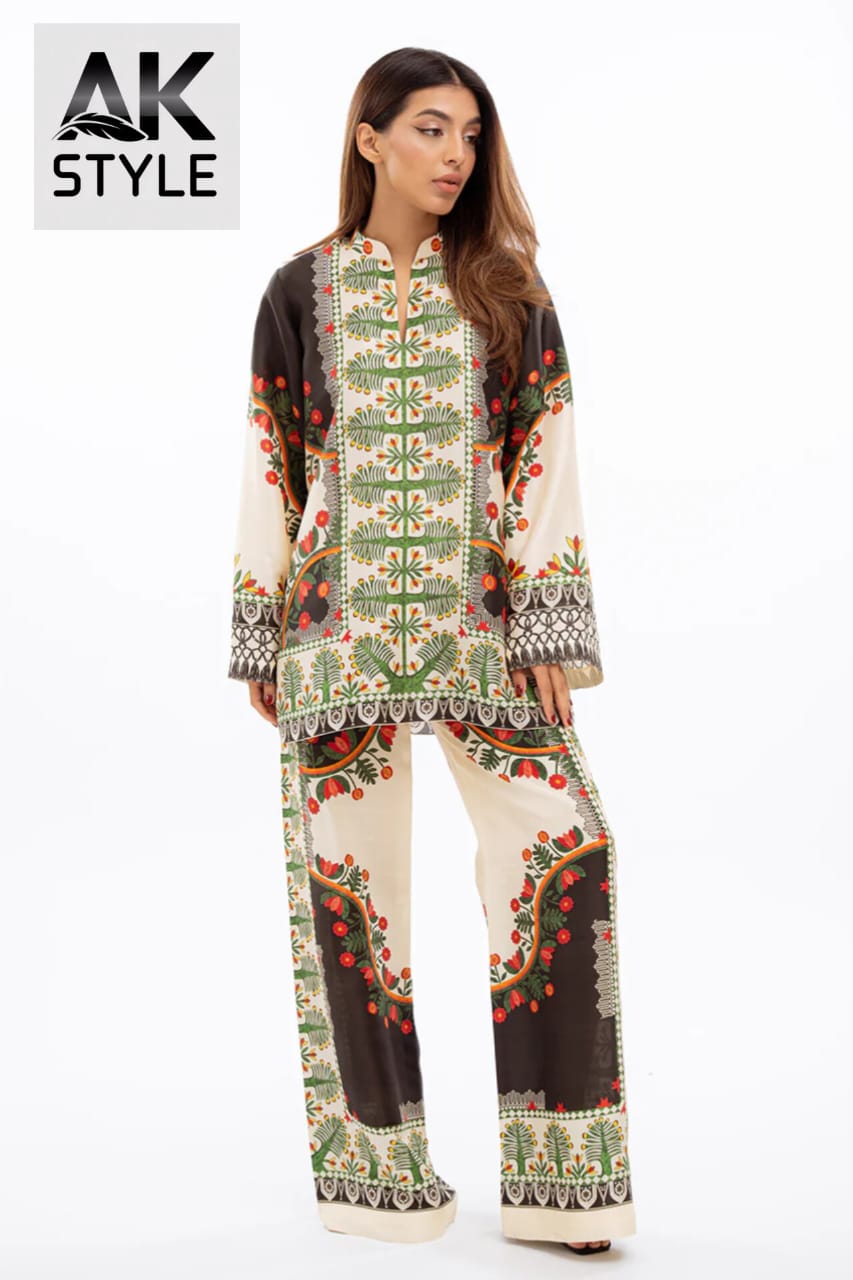 NEW ARRIVAL TRENDING PRINTED CO ORD SET 2PC